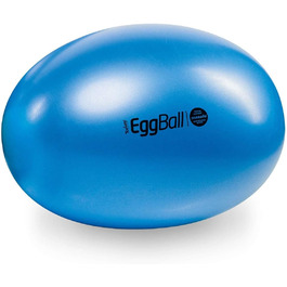 Гімнастичний м'яч Pezzi Eggball MAXAFE 65 см, синій, для фітнесу та реабілітації