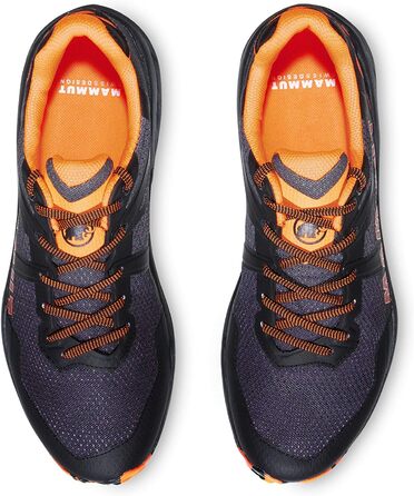 Чоловічі трекінгові черевики Mammut Sertig II Low 42 EU, чорний/помаранчевий