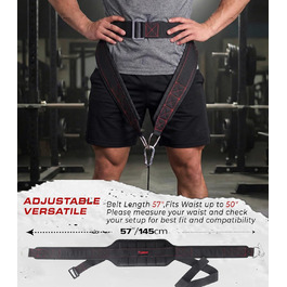 Пояс для присідань TAVIEW з кріпленням до стелажа, для важкої атлетики та пауерліфтингу - підтримка спини, низький профіль, м'яка підкладка на стегнах та передній поверхні, надійна застібка, міцний, зелений (чорний & червоний)