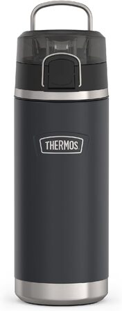 Термосова пляшка для води THERMOS ICON 530 мл, граніт, нержавіюча сталь, вакуумна ізоляція, з кришкою та носиком