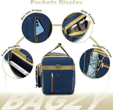 Спортивна сумка для подорожей BAGZY 70 л, велика водонепроникна дорожня сумка-даффл для залу, кемпінгу та відпустки (Жовто-синя)