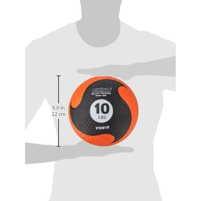 М'яч для фітнесу Champion Sports Rhino Elite, 4.5 кг, оранжевий