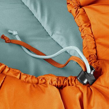 Спальний мішок Deuter Orbit -5° SL для жінок, з блискавкою з правого боку, матеріал: синтетика, колір: каштаново-м'ятний