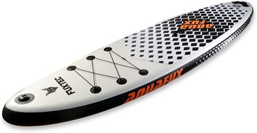 Надувна SUP-дошка Fuxtec ECO 320x81x15 см з 3 плавниками, для туризму, до 150 кг, з рюкзаком
