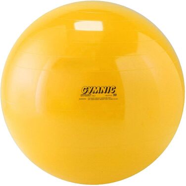 Гімнастичний м'яч GYMNIC Body 55 см, жовтий