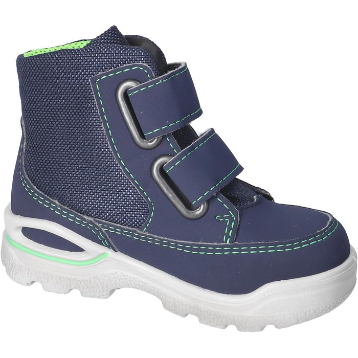 Зимові черевики RICOSTA JAN для хлопчиків, дитячі черевики для перших кроків, ширина середня, знімний супінатор, Sympatex, світловідбивачі, 23 EU, колір: блакитний