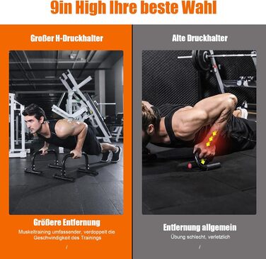 Паралелетки для віджимань та випробувань на силу - Паралелетки для калістеніки, статики та силових тренувань. Ідеально для дому, вулиці та спортзалу