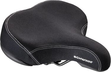 Комфортне велосипедне сідло Schwinn, універсальне, для чоловіків і жінок, м'яка широкоформатна піна, заміна сідла для міських велосипедів