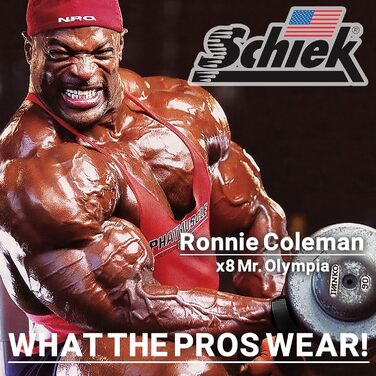 Рукавички для важкої атлетики Schiek Ronnie Coleman Signature Series XL, зносостійкі, для тренажерного залу
