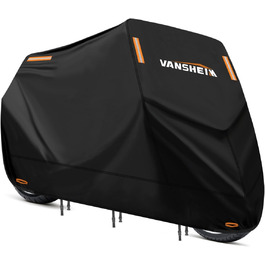 Водонепроникний чохол для мотоцикла VANSHEIM 220x105x125 см, 420D Oxford, зимовий, для скутера/моторолера