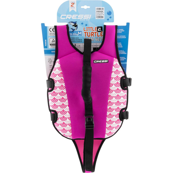 Спасальний жилет CRESSI Little Turtle для дітей, 3/6 років (фіолетовий/рожевий)