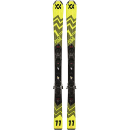 Дитячий гірськолижний комплект Volkl Racetiger Jr жовтий з кріпленнями Vmotion 4,5, 90 см