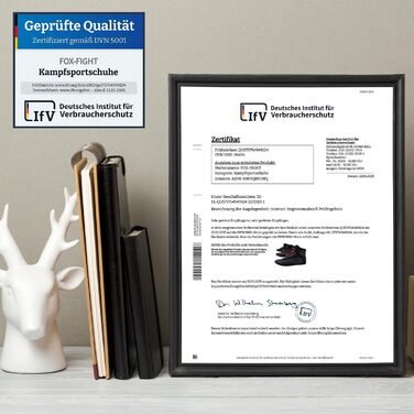 FOX-FIGHT Кросівки для бойових мистецтв | Для жінок та чоловіків | Дихаючі, гнучкі | Замша | Кросівки для боротьби | Атлетика, фітнес, бодібілдинг (44 EU, Чорний)