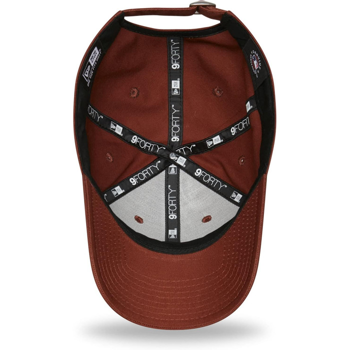 Кепка New Era 9Forty Essential Yankees з металевою застібкою, бейсболка з вигнутим козирком, MLB, Нью-Йорк Янкиз, універсальний розмір, колір: Rust