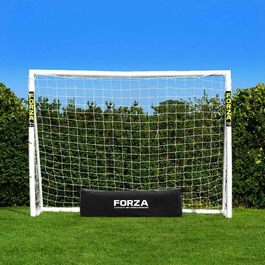 Ворота для футболу FORZA 2,4 x 1,8 м - міцний uPVC, всепогодні, з цільовою сіткою (опціонально)