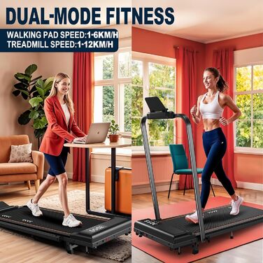 Складана бігова доріжка для дому Walking Pad з нахилом 7%, двигун 2.5 к.с., швидкість до 12 км/год, навантаження до 120 кг