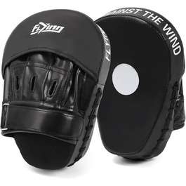 Боксерські подушки Pratzen для MMA, кікбоксингу, карате, тайського боксу, тхеквондо (чорні)