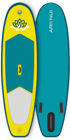 Надувна SUP-дошка ARIINUI MAHANA 9.0, жовто-бірюзова, комплект