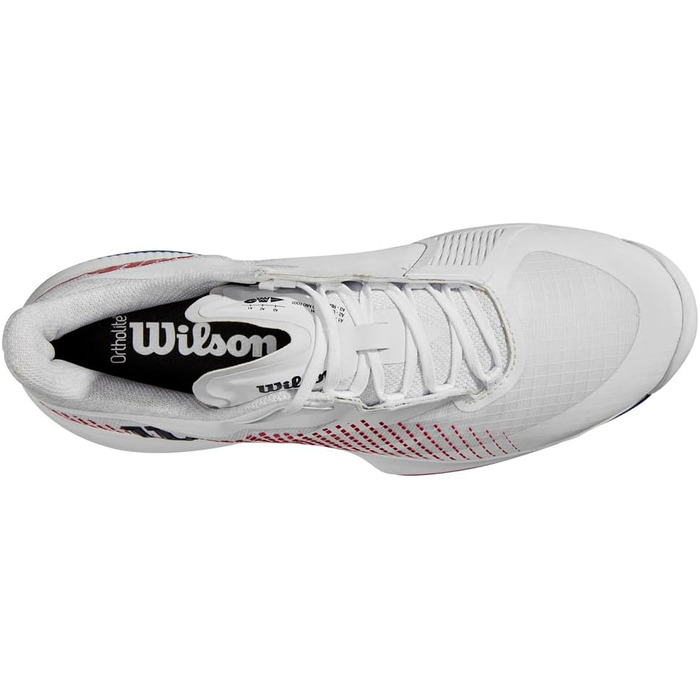 Тенісне взуття Wilson KAOS Swift 1.5 Clay для чоловіків (46 2/3 EU, білий, блакитний, червоний Wilson)
