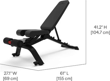 Регульована гантельна лава Bowflex SelectTech 3.1S, складана для дому