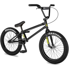 BMX велосипед Eastern Bikes Nightwasp 20 дюймів, легка хромолева рама, чорний