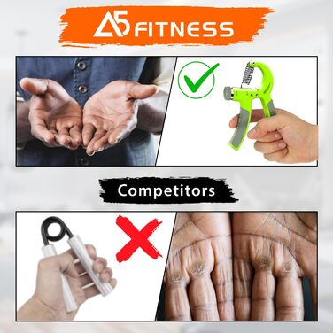 Тренування хватки рук - регульований навантаження 5-60кг, для зміцнення рук, зап'ястя та покращення хватки. Реабілітатор для рук, з електронною книгою. (Червоний & Чорний)