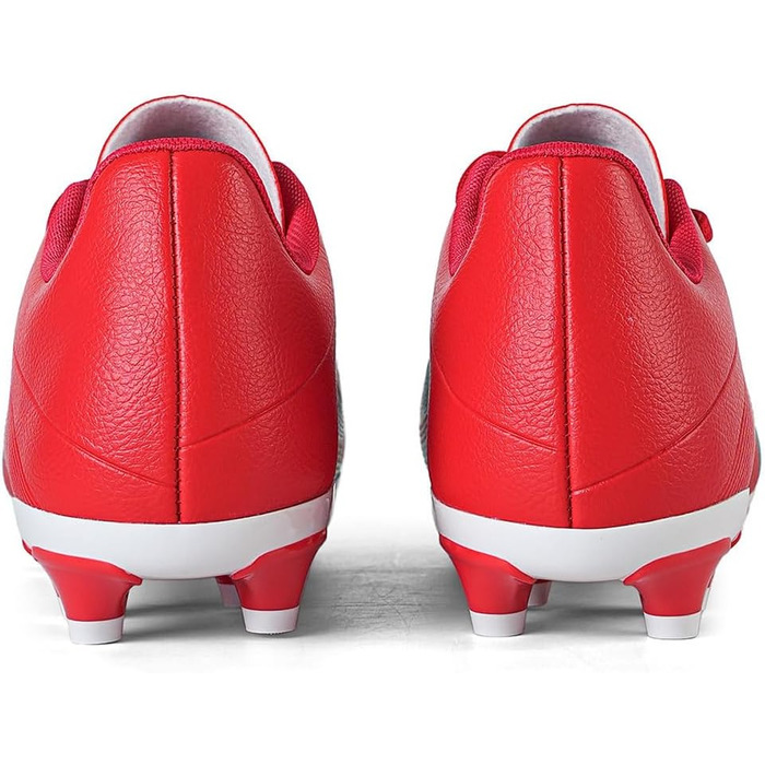 Футбольні бутси для чоловіків та хлопців, шипові, з мікрофібри, для штучного покриття, професійні, для тренувань та гри, біло-червоні (41 EU)