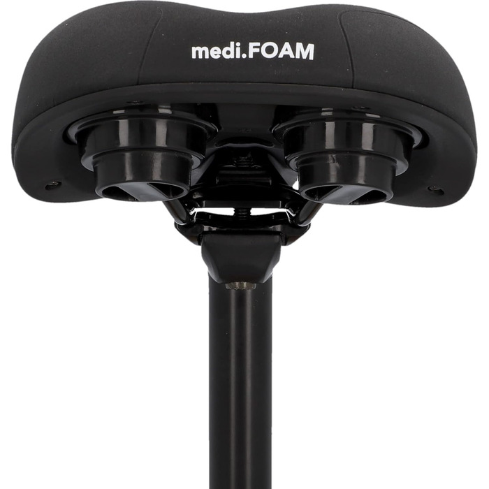 Сідло FISCHER Memory Foam з м'якою вставкою для полегшення тиску | Для трекінгу та MTB