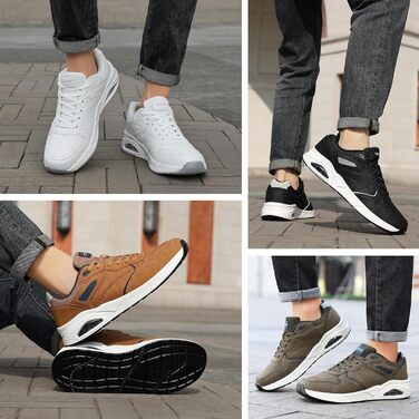 Чоловічі кросівки AX BOXING: легкі, стильні, для прогулянок та спорту. Розміри 41-46 EU. Шкіряні, зелені.