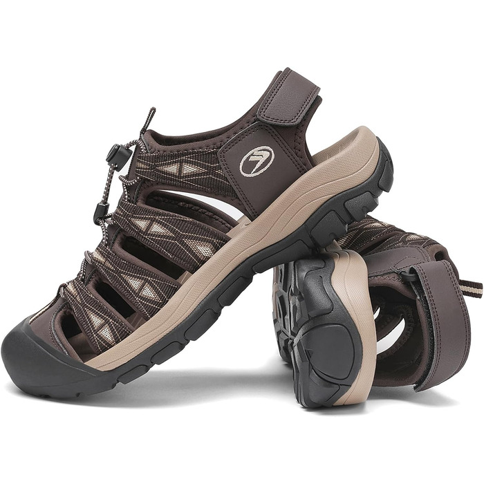 Чоловічі сандалі FLARUT літні трекінгові спортивні бежеві (40 EU) - для пляжу, прогулянок та активного відпочинку