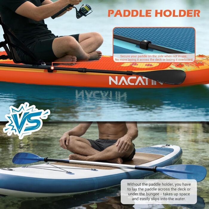 NACATIN SUP Board надувний 320 см (10'6