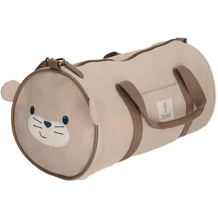 Дитяча дорожня сумка Sterntaler Otter Otti, персоналізована, для подорожей і спорту, вишивка імені, спортивна та плавальна сумка для хлопчика і дівчинки, бежевий