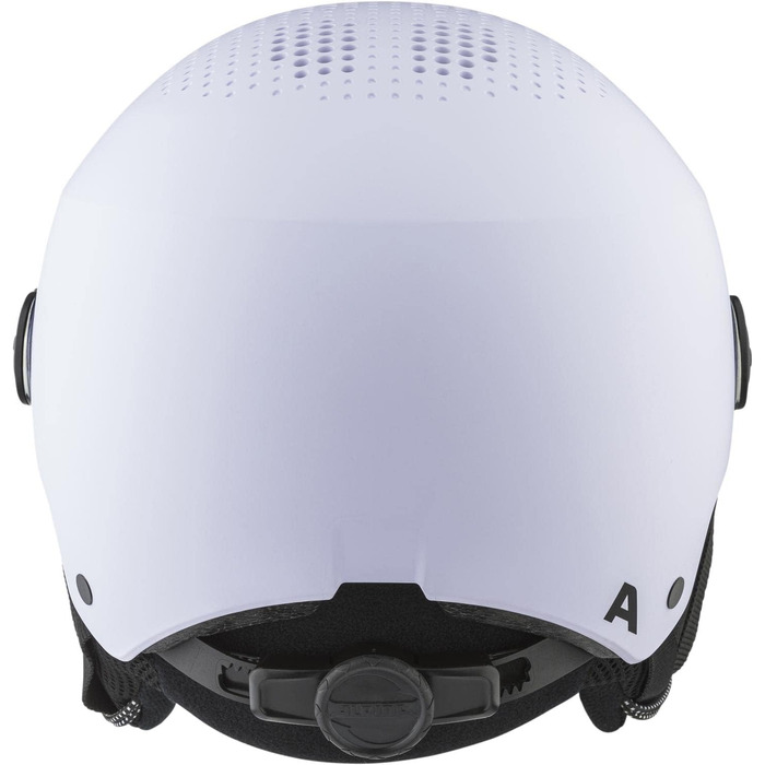 Жіночий лижний шолом Alpina Arber Visor Q-Lite, жорсткий корпус, фіолетовий, 54-58 см