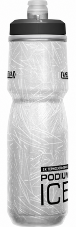Camelbak Podium Ice спортивна пляшка для води, термоізольована, для бігу, велоспорту та туризму, чорна