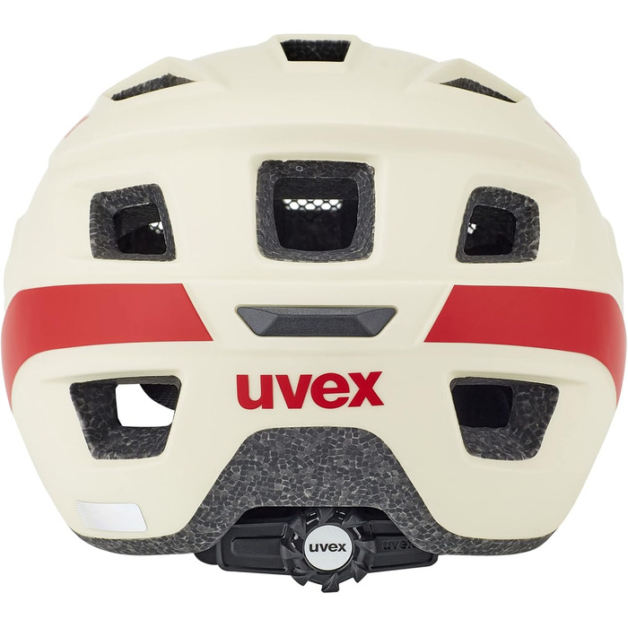 Велосипедний шолом uvex access для MTB, жіночий та чоловічий, легкий, регульований розмір 57-62 см, з оптимізованою вентиляцією, колір пісочно-червоний матовий