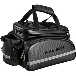 Велосипедна сумка на багажник ROCKBROS 10-35L, водонепроникна, для перевезення, для камери, практична