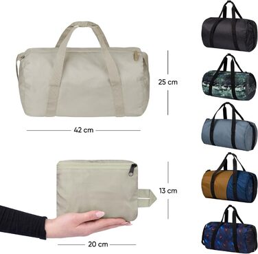 Спортивна сумка Baagl для дітей, хлопчиків та підлітків – компактна та складна сумка для подорожей, спорту, футболу, балету, школи та відпочинку, для плавання, 22 л