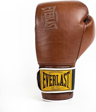 Боксерські рукавички Everlast 1910 Classic, унісекс, 12oz, коричневі, для тренувань