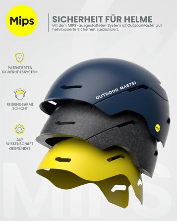 Комплект для гірських лиж та сноуборду Outdooraster ELK: захисний шолом IPS та гірськолижні окуляри OTG