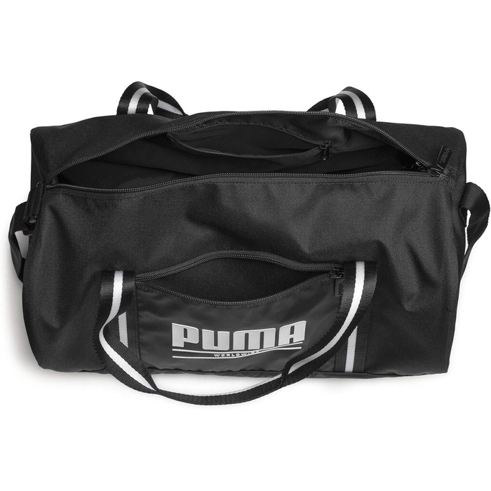 Спортивна сумка-циліндр PUMA Core Base для жінок, чорна, універсальний розмір