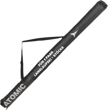 Чохол для лиж ATOMIC Nordic Ski Sleeve, водонепроникний, регульований, для бігових лиж та палиць, чорний