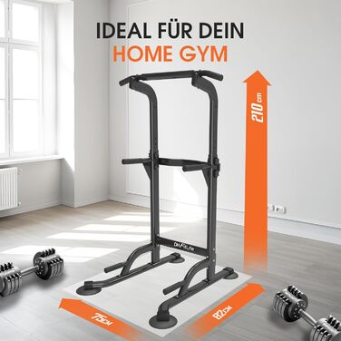 Power Tower DH FitLife: турнік, бруси для віджимань, силовий тренажер для дому