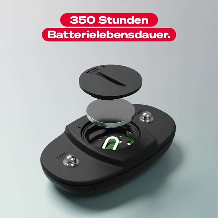 Пульсометр Sportstech з Bluetooth ANT+ для бігу, велотренувань та фітнесу. Водостійкий, до 350 годин роботи, сумісний з Wahoo, Polar та Sportstech Live