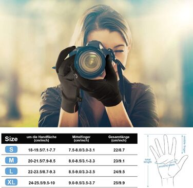 Велосипедні рукавички Lapulas з сенсорним екраном для чоловіків та жінок, чорні, XL