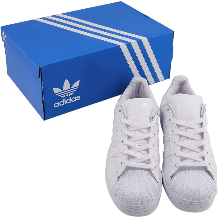Дитячі кросівки Adidas Superstar J білі (36 2/3 EU)
