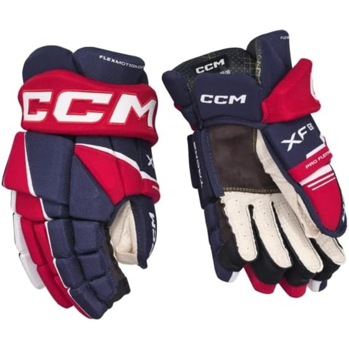 Хокейні рукавички CCM Tacks XF80 Junior для юніорів, чорні