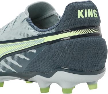 Футбольне взуття PUMA King Match Fg/Ag (41 EU) – унісекс, кольори: Frosted Dew, Fizzy Apple, Gray Skies