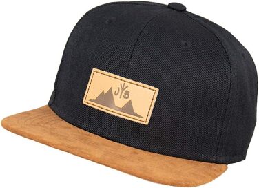 Унісекс кепка-снапбек Jumping Bird чорна, регульована бейсболка для активного відпочинку