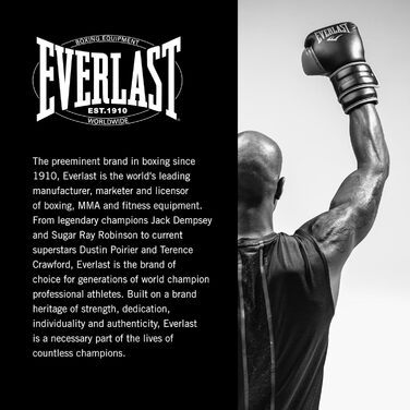Боксерські рукавички Everlast Powerlock 2 Pro: для спарингу, тренувань з мішком та захисту зап'ястя. Оригінальні рукавички Everlast Gear, 12oz, NEON YELLOW