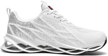 Кросівки Frysen для чоловіків та жінок: бігові, для вулиці та активного відпочинку. Дихаючі, спортивні кросівки 38-46 EU, розмір 43 EU, білі